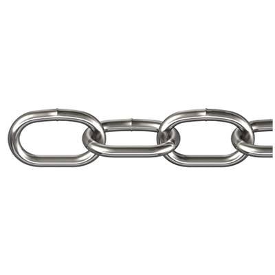 dörner + helmer 171965 Edelstahlkette Silber Edelstahl A2 15 m