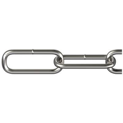 dörner + helmer 171956 Edelstahlkette Silber Edelstahl A2 15 m