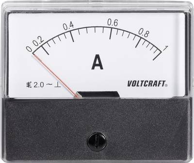 VOLTCRAFT AM-70X60/1A AM-70X60/1A Einbau-Messgerät AM-70X60/1A 1 A Dreheisen