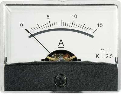 VOLTCRAFT AM-60X46/15A/DC AM-60X46/15A/DC Einbau-Messgerät AM-60X46/15A/DC 15 A Drehspule