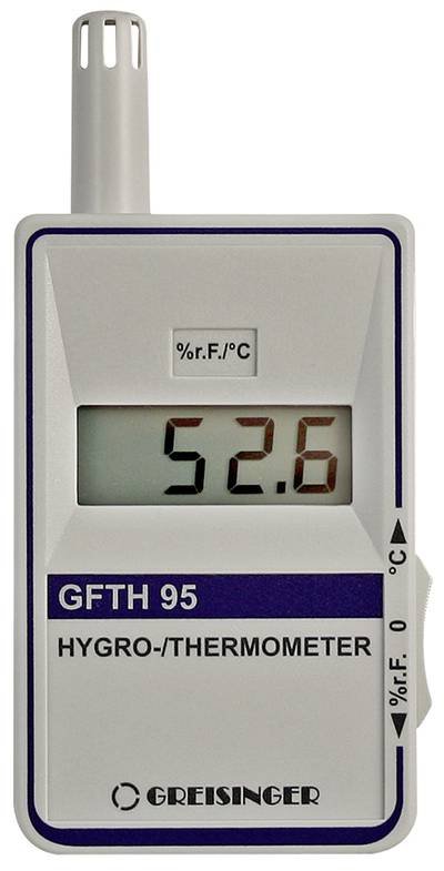 Greisinger GFTH 95 Luftfeuchtemessgerät (Hygrometer) 10 % rF 95 % rF