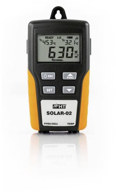 HT Instruments 1006720 SOLAR-02 Multi-Datenlogger Messgröße Temperatur, Einstrahlungsleistung -20 bis 99.9 °C
