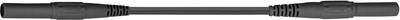 Stäubli XMS-419 Sicherheits-Messleitung Lamellenstecker 4 mm Lamellenstecker 4 mm 0.50 m Schwarz 1 St.