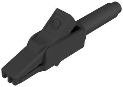 Hirschmann Test & Measurement MA 260 SH sw Sicherheits-Abgreifklemme Steckanschluss 4 mm CAT II 300 V Schwarz