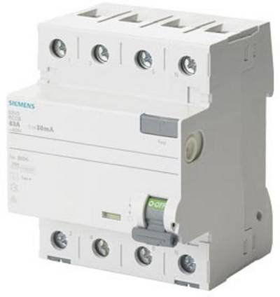 Siemens 5SV33476KK01 5SV3347-6KK01 FI-Schutzschalter A 80 A 0.03 A 400 V