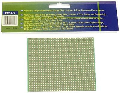 Velleman ECS1/2 Europlatine (L x B x H) 80 x 100 x 17.50 mm Inhalt 1 St.
