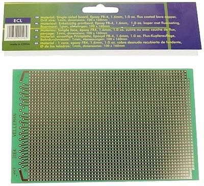 Velleman B/ECL Europlatine (L x B) 160 mm x 100 mm Inhalt 25 St.