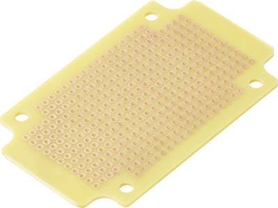 TRU COMPONENTS 98003C10 Experimentierplatine Hartpapier (L x B) 76.5 mm x 46.5 mm 35 µm Rastermaß 2.54 mm Inhalt 1 St.