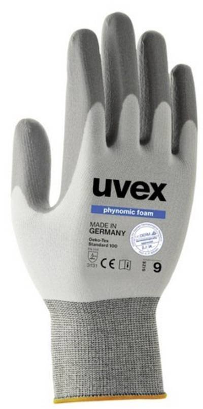 uvex 6005009 phynomic FOAM Polyamid Arbeitshandschuh Größe (Handschuhe): 9 EN 388 1 St.