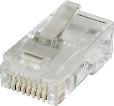 econ connect MPL88R Modular-Stecker MPL88R Stecker, gerade Polzahl Sensoren 8P8C Klar 1 St.