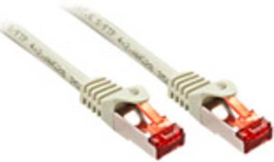 LINDY 47348 RJ45 Netzwerkkabel, Patchkabel CAT 6 S/FTP 10.00 m Grau 1 St.
