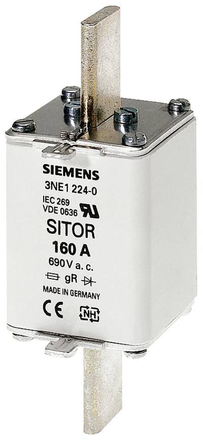 Siemens 3NE12242 Sicherungseinsatz Sicherungsgröße = 1 160 A 690 V 3 St.