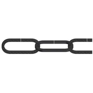 dörner + helmer 153741 Zierkette Schwarz Stahl 10 m