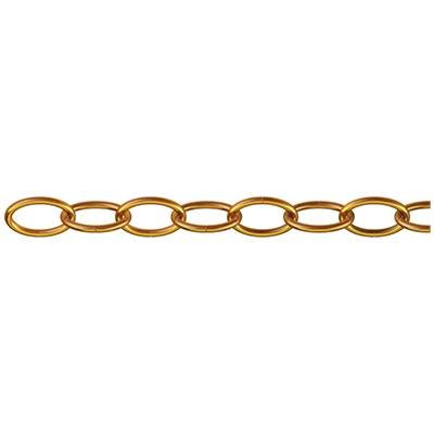 dörner + helmer 153595 Zierkette Messing Stahl 5 m