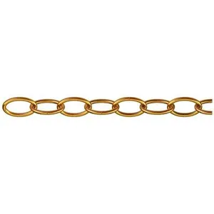 dörner + helmer 153595 Zierkette Messing Stahl 5 m