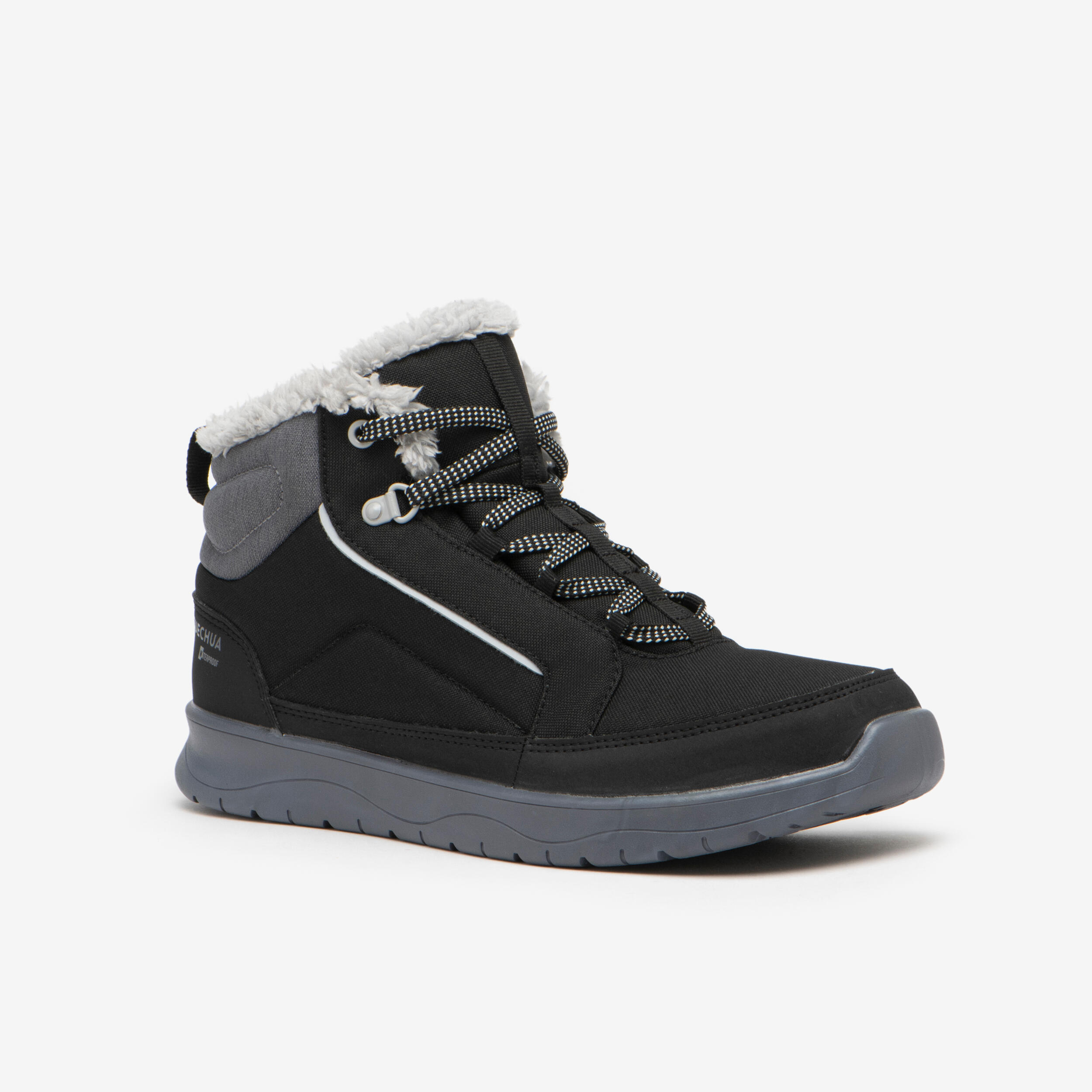 QUECHUA Botas de nieve y apreski impermeables Mujer Quechua NH100 Negro