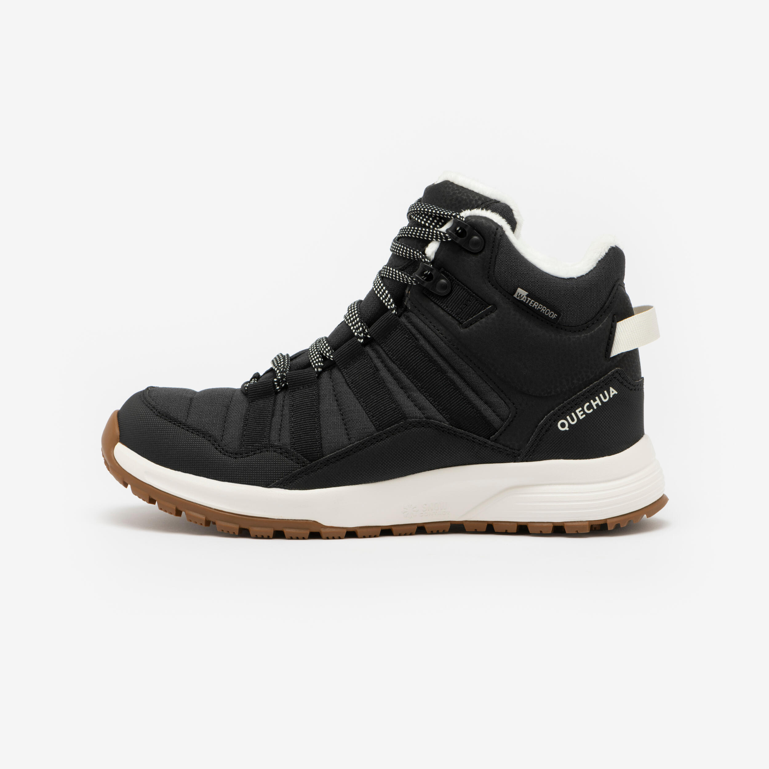 QUECHUA Botas de nieve y apreski impermeables Mujer Quechua NH500 negro