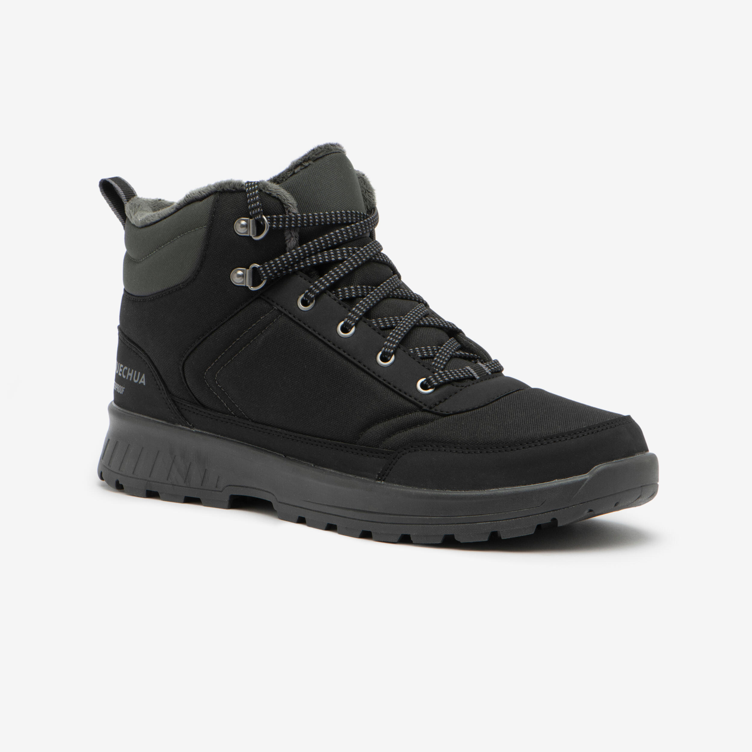 QUECHUA Botas de nieve y apreski impermeables Hombre Quechua NH100 negro