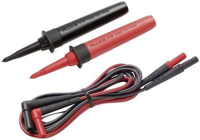 Fluke FTPL-1 Sicherheits-Messleitungs-Set Lamellenstecker 4 mm Lamellenstecker 4 mm 1.00 m Schwarz, Rot 1 St.