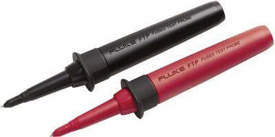 Fluke FTP-1 Sicherheits-Prüfspitzen-Set Steckanschluss 4 mm CAT III 1000 V, CAT IV 600 V Schwarz, Rot 1 St.