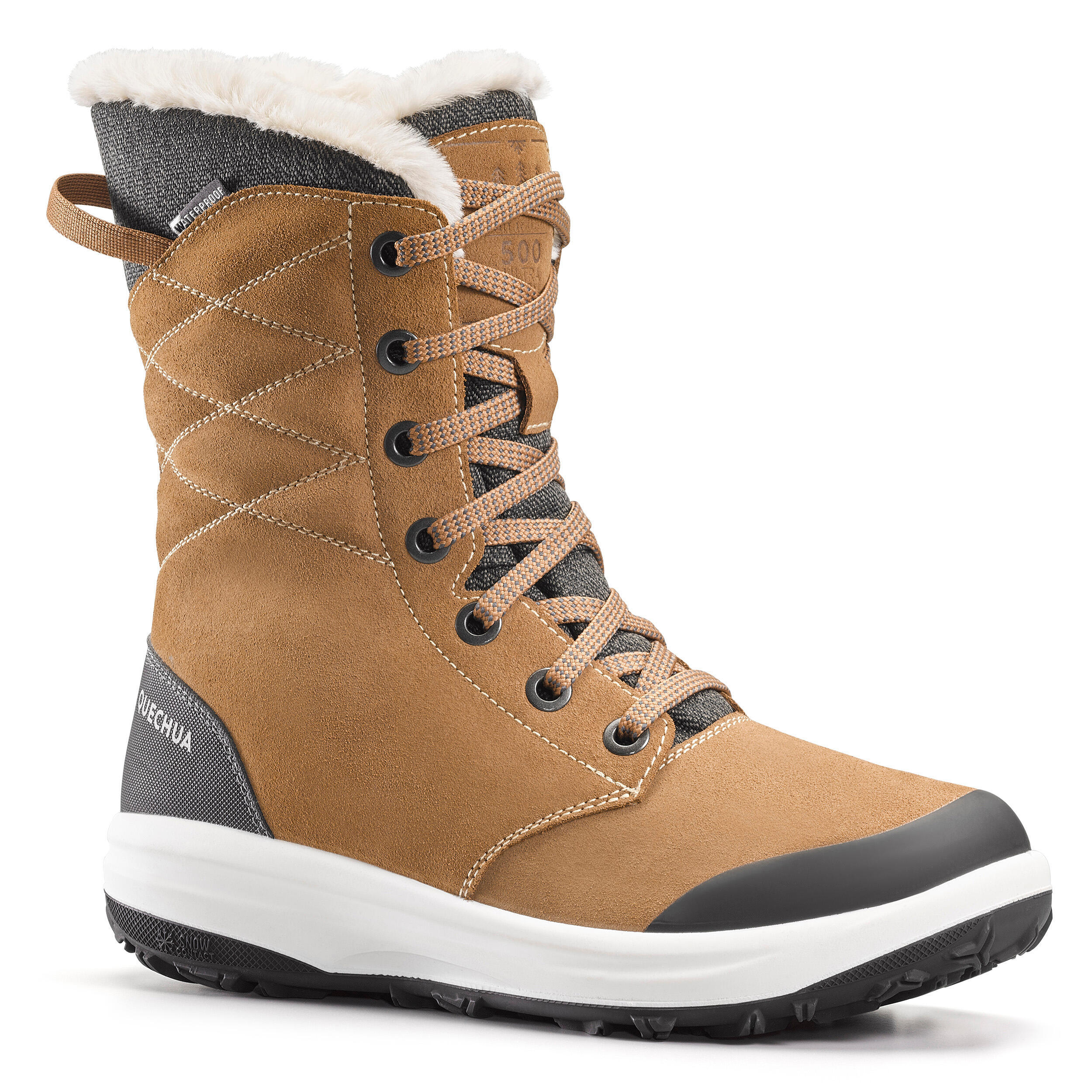 QUECHUA Botas de nieve y apreski impermeables cordones Mujer Quechua SH900