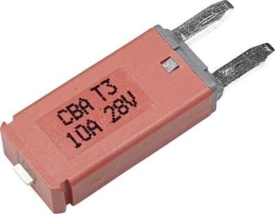 Hansor Circuit Breaker Mini, type 3. Manual Reset, 10A CBA3 Series 10A Sicherungsautomat Standard Flachsicherung 10 A Ro