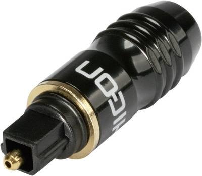 Hicon HI-TL01 Toslink-Steckverbinder Stecker, gerade Polzahl: 1 Schwarz 1 St.