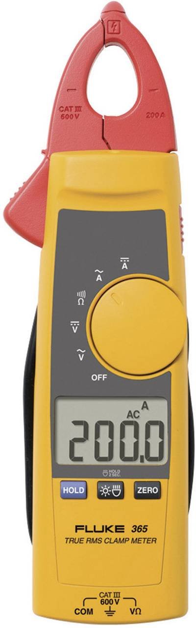 Fluke 365 Stromzange, Hand-Multimeter digital CAT III 600 V Anzeige (Counts): 2000