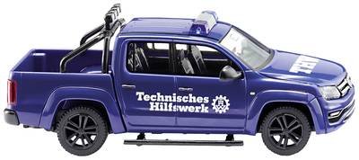 Wiking 031145 H0 Einsatzfahrzeug Modell Volkswagen Amarok GP, THW
