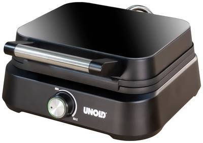 Unold Brüssel Waffeleisen Cool-Touch-Gehäuse Schwarz