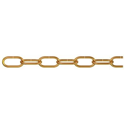 dörner + helmer 153519 Zierkette Messing Stahl 5 m