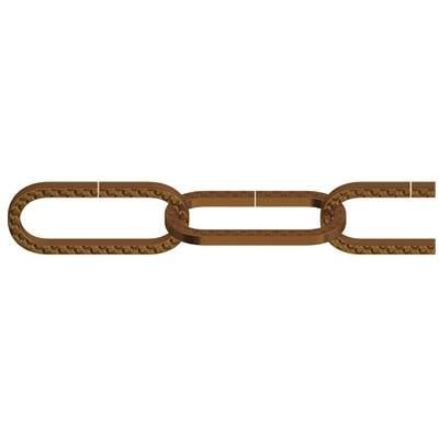 dörner + helmer 153323 Zierkette Alt-Messing Stahl 10 m