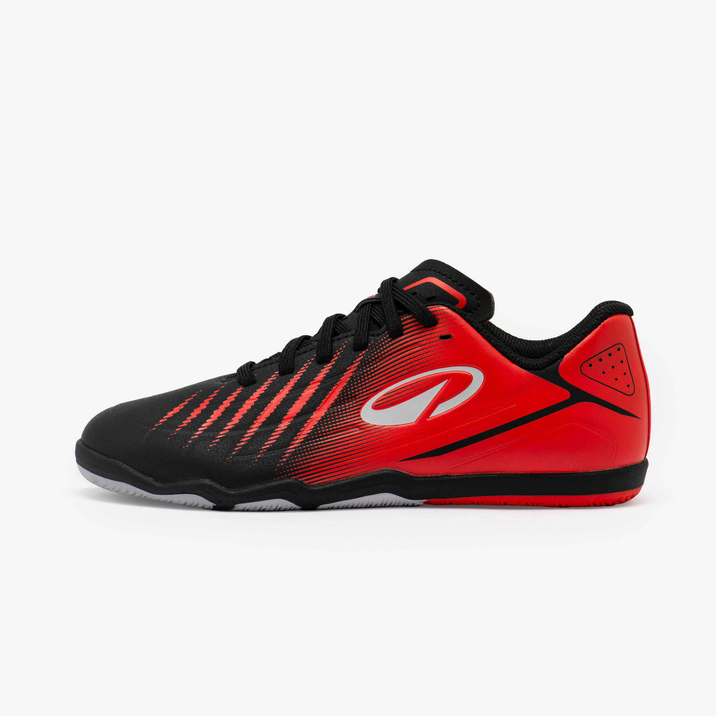 KIPSTA Botas de fútbol Sala Club JR LACES Negro Rojo