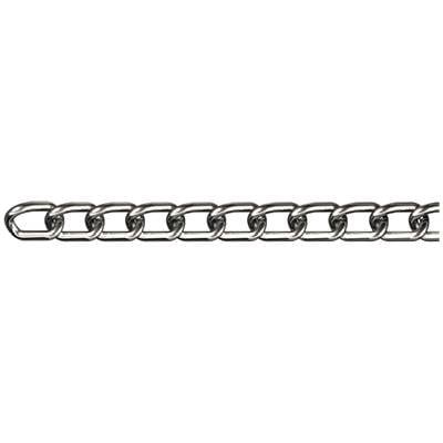 dörner + helmer 152111 Panzerkette Nickel Stahl vernickelt 25 m