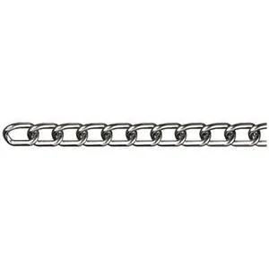 dörner + helmer 152111 Panzerkette Nickel Stahl vernickelt 25 m