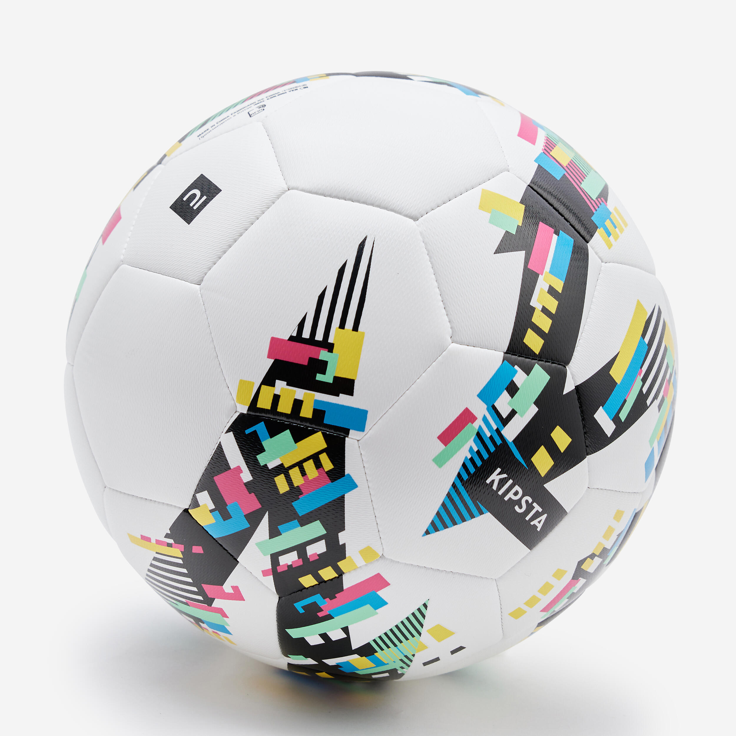 KIPSTA Balón de fútbol Light LEARNING BALL BLANCO NEGRO TALLA 5