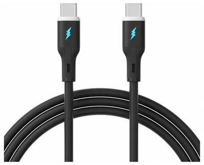Akyga USB-Kabel USB-C® Stecker, USB-C® Stecker 1 m Schwarz AK-USB-67