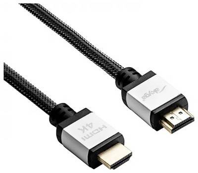 Akyga Anschlusskabel 10.0 m Schwarz AK-HD-100P HDMI-Kabel