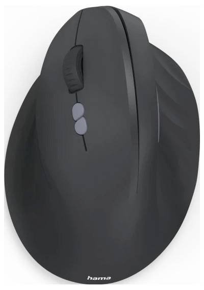 Hama EWM-600L Maus Kabellos Optisch Schwarz 8 Tasten 1800 dpi Ergonomisch