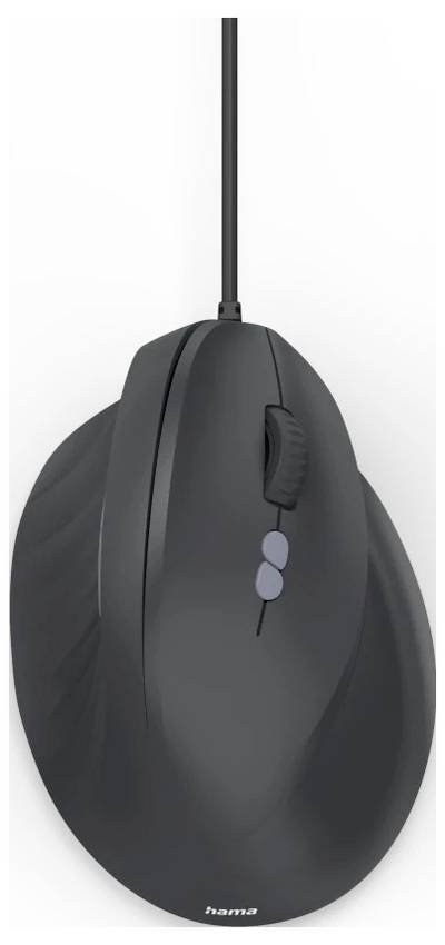 Hama ECM-500R Maus Kabelgebunden Optisch Schwarz 7 Tasten 1800 dpi Ergonomisch