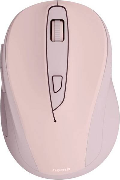 Hama WM-400 Maus Kabellos Optisch Pink 6 Tasten 1600 dpi