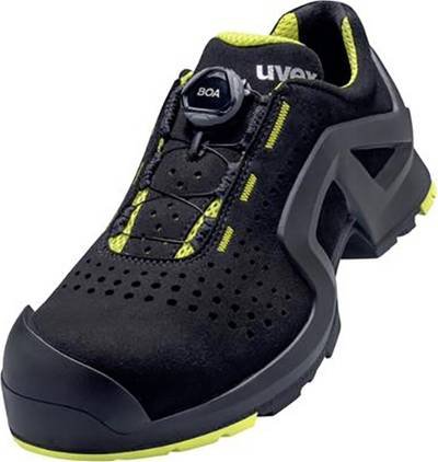 uvex 6568 6568246 Sicherheitshalbschuh S1P Schuhgröße (EU): 46 Schwarz/Gelb 1 Paar