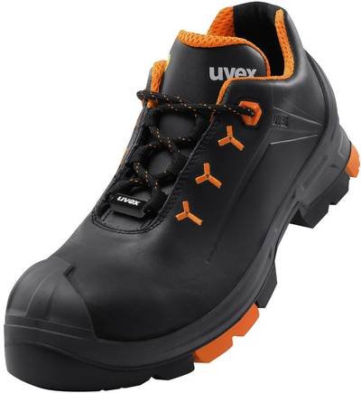 uvex 2 6502243 Sicherheitsschuh S3 Schuhgröße (EU): 43 Schwarz, Orange 1 Paar