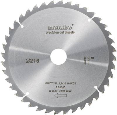 Metabo 628065000 Kreissägeblatt 216 mm 1 St.