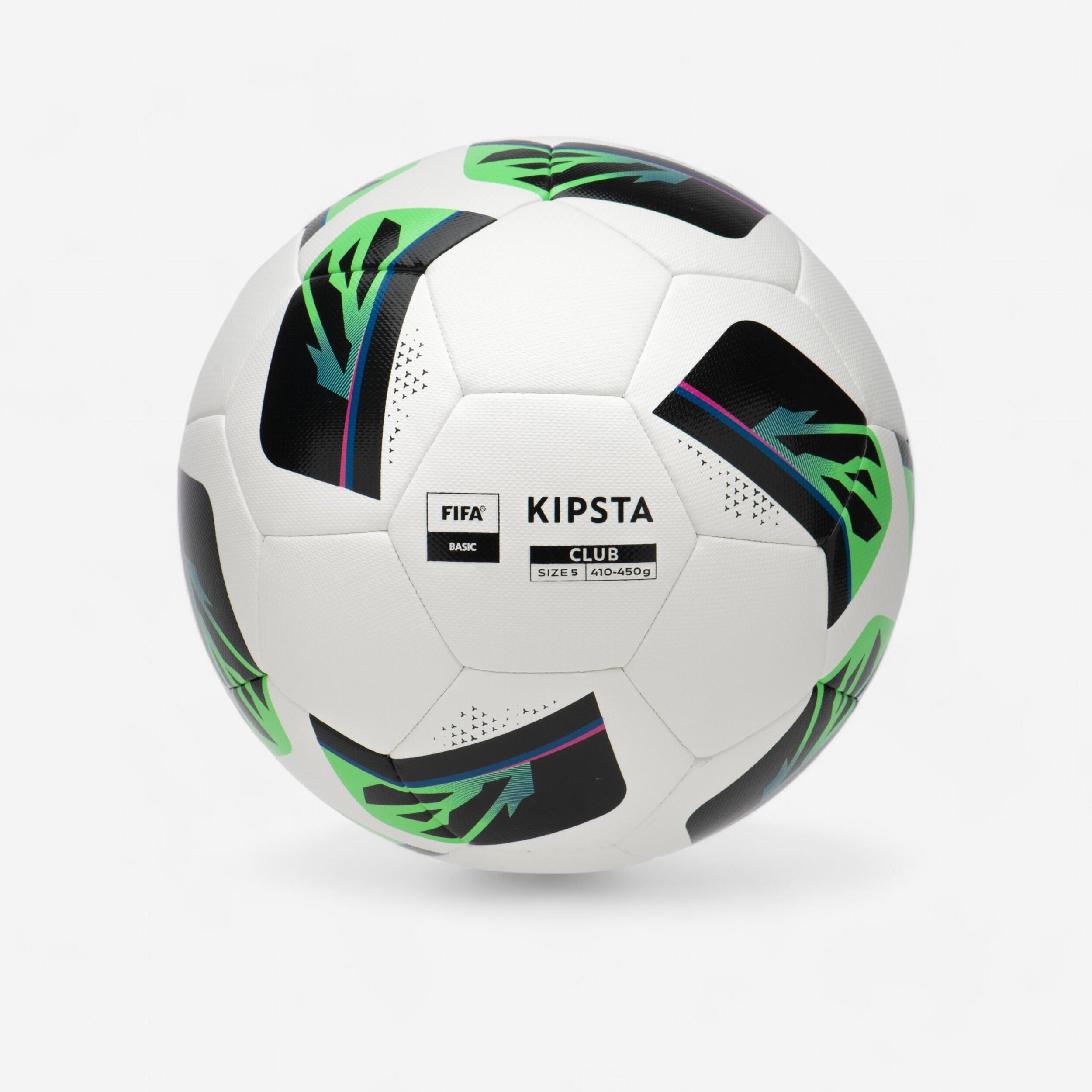 KIPSTA Balón de fútbol Hybride FIFA BASIC CLUB BALL talla 5 blanco
