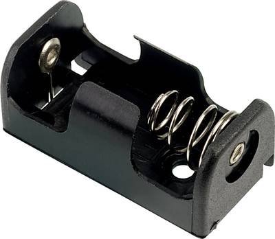 TRU COMPONENTS BH-1/2AA-2P Batteriehalter 1x 1/2 AA Kontaktpole