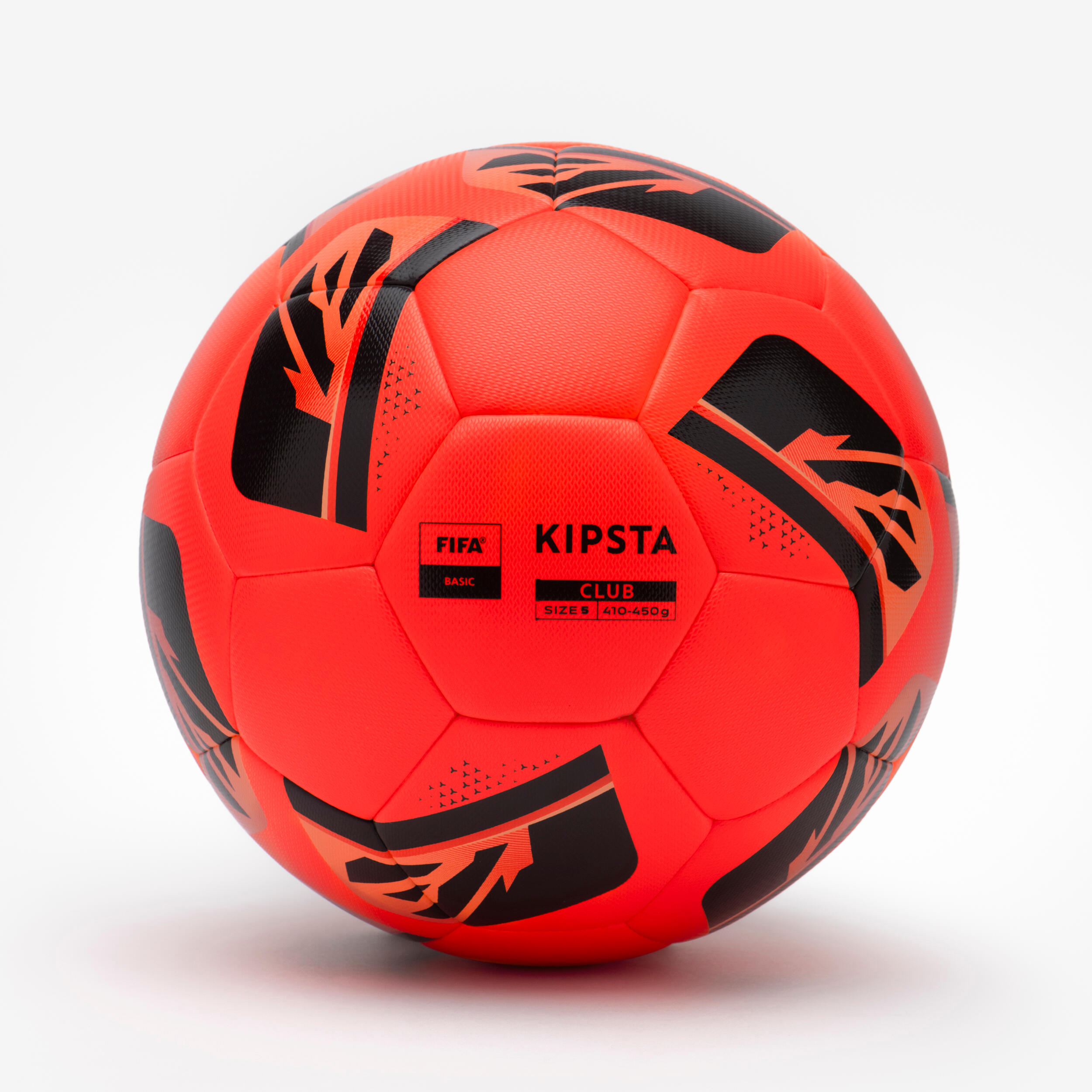 KIPSTA Balón de fútbol híbrido FIFA BASIC CLUB BALL talla 5 nieve niebla rojo