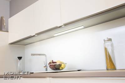 Müller-Licht Limon LED-Unterbauleuchte mit Bewegungsmelder LED LED fest eingebaut 10 W Warmweiß Titan