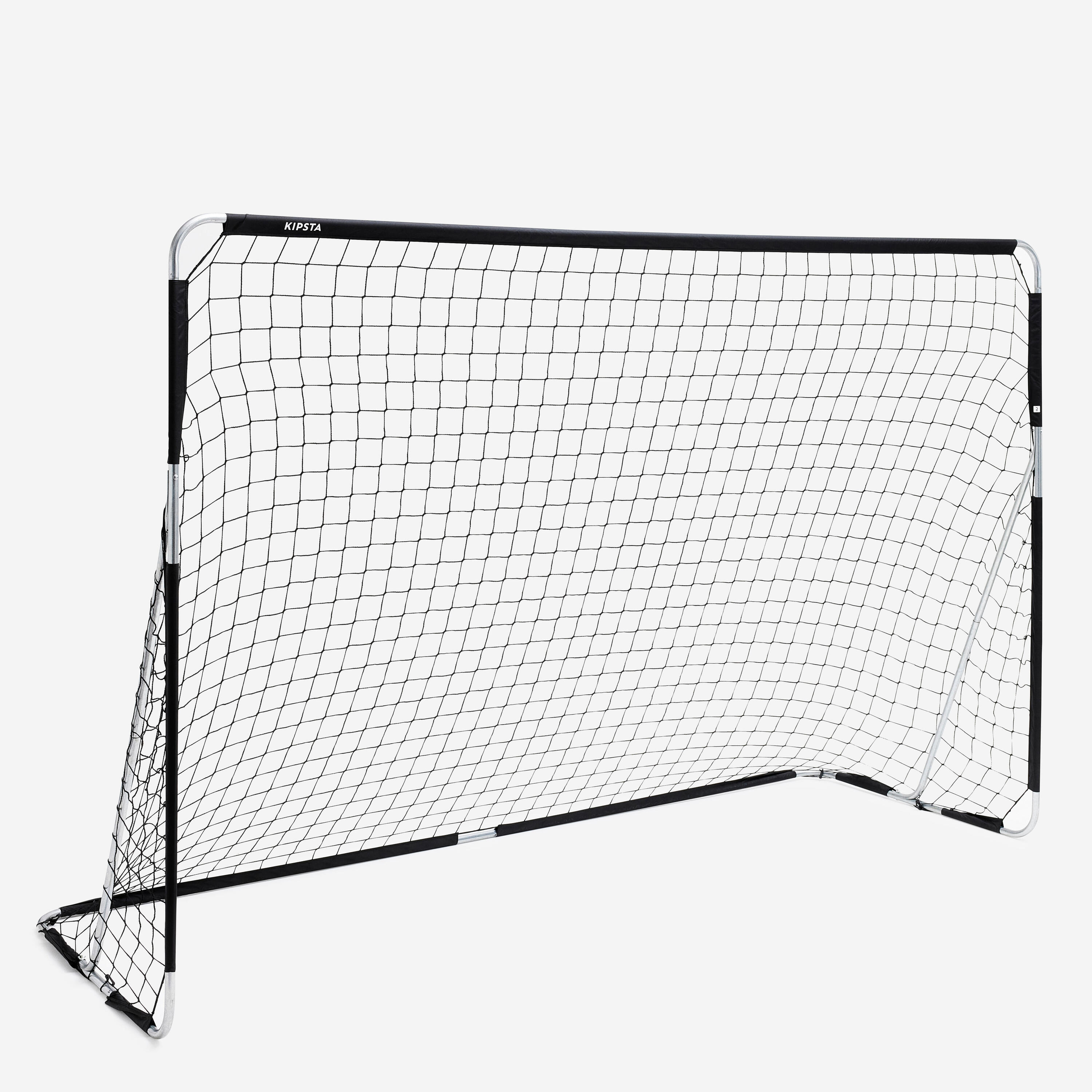 KIPSTA Portería de fútbol Basic Goal talla L acero galvanizado