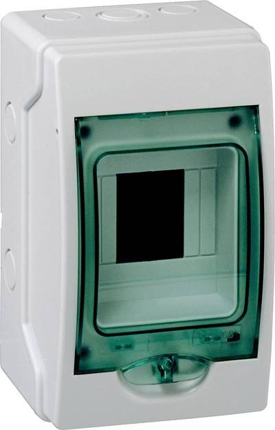 Schneider Electric 13441 13441 Kleinverteiler Oberflächenmontage Anzahl Teilungen = 4 Anzahl Reihen = 1 Inhalt 1 St.